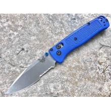 ​​美国蝴蝶 535 蓝柄（CPM-S30V 半齿）Bugout AXIS