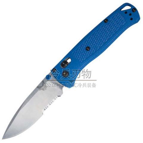 ​​美国蝴蝶 535 蓝柄（CPM-S30V 半齿）Bugout AXIS