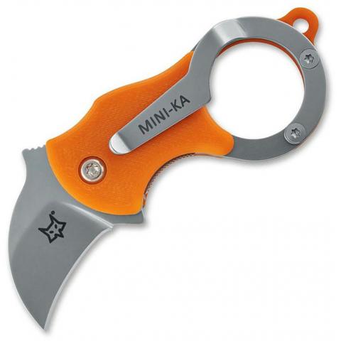 意大利狐狸 FX-535O Mini Ka Folding Karambit Bead Blast 叨刃橙色FRN 手柄 01FX326折叠爪刀 折