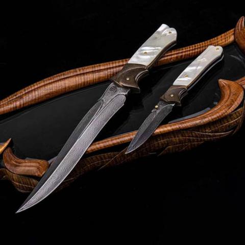 美国艺术刀大师大卫.博德威尔唯一的套刀