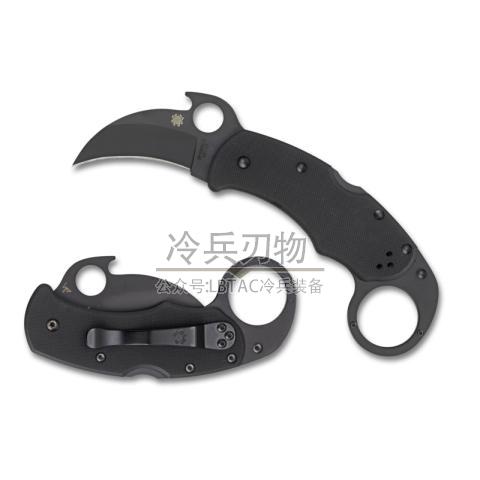 美国蜘蛛 C170 Karahawk G10 柄柯伦比折（黑平刃）