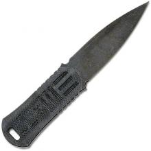 We Knife 2017E 贾斯汀·伦德奎斯特 OSS Dagger颈叨 CPM-20CV 黑色石洗刃 双锋 G10黑柄, Kydex鞘