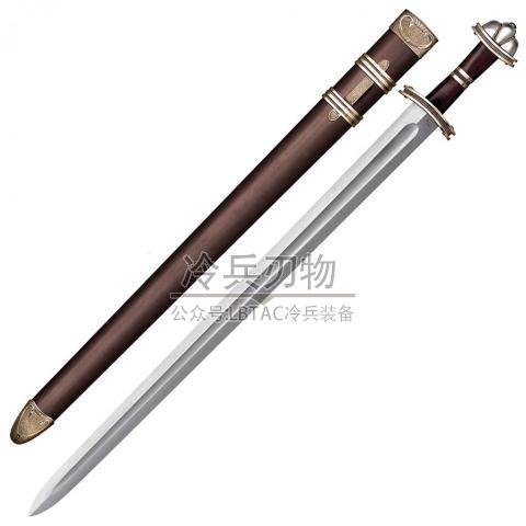 美国冷钢 88HVB 大马士革维京剑 Damascus Viking Sword