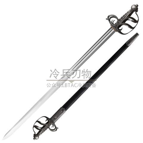 美国冷钢 88SEB 17世纪英国骑兵护手长剑 English Back Sword