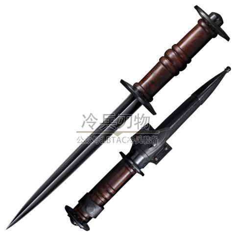 美国冷钢 88CSAC 龙德尔战术版大号三夌 Tactical Rondel Dagger