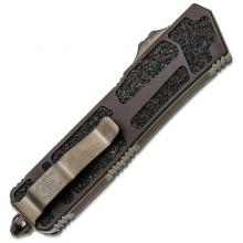 Microtech 微技术 280-1DLCTSH Scarab II DE黑铝柄DLC黑刃血槽弹簧刀