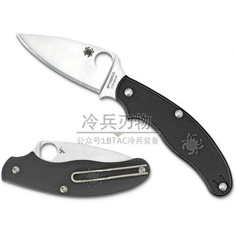 美国蜘蛛 C94 黑色FRN轻量柄 无卡榫折（CTS®BD1 锻面）UK Penknife™