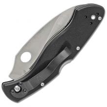 Spyderco&Civilian C12 邪恶文官 黑色G10柄全齿爪轻量救援折 Civilian®