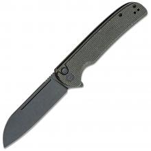 CIVIVI Knife C20022 Chevalier 绿电木柄Button Lock折（14C28N钢）