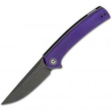 CIVIVI Knife C19026B Mini Asticus紫色G10柄折（10Cr15CoMoV钢）