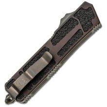 Microtech 微技术 280-3DLCTSH Scarab II DE黑铝柄黑单边齿刃DLC弹簧刀