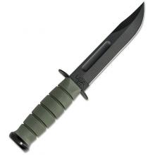 美国卡巴 5011 全尺寸灰绿色柄现代战术直附Kydex鞘 Fighting Knife