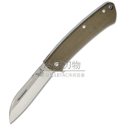 ​美国蝴蝶 319 粽色G10柄无锁定折（CPM-S30V）Proper Slip Joint