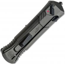 美国史密斯威森 MPOTF10 OTF Knife 双锋曲刃黑色柄
