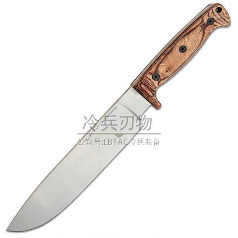 美国安大略 胡桃木柄 5160高碳弹簧钢 剑型 Bushcraft Woodsman