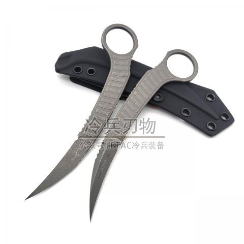 美国微技术&巴斯蒂内利合作款 天启羽毛轻量柯伦比 Feather Karambit