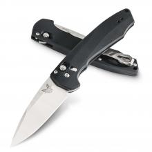 美国蝴蝶 490 Arcane AXIS Osborne设计 黑色铝柄轴锁折（CPM-S90V 缎面拉丝半齿）