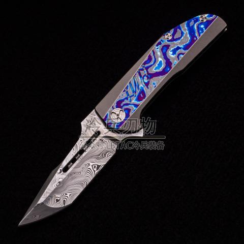 WingMan EDC小飞机 Jett Dustin Turpin Design JETT DAMASTEEL TITANIUM /ZIRCUTI