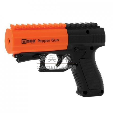 美国梅西 GUN 2.0升级版爆闪LED防身喷雾（黑橘）