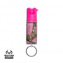 美国沙豹 REALTREE EDGE 粉色轻量丛林迷彩钥匙圈型防身喷雾器