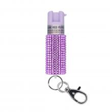 美国沙豹 胡椒喷雾 带有宝石设计和钥匙环（紫色）