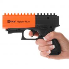 美国梅西 GUN 2.0升级版爆闪LED防身喷雾（黑橘）