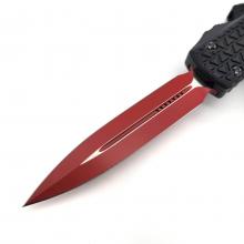 美国微技术 星球大战限定款 西斯的复仇 黑螺丝纹铝柄红刀刃双锋UT直出
