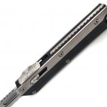 美国微技术 石洗蛇神 黑色铝柄 钛合金部件 全齿手签版 Glykon D/E Bayonet