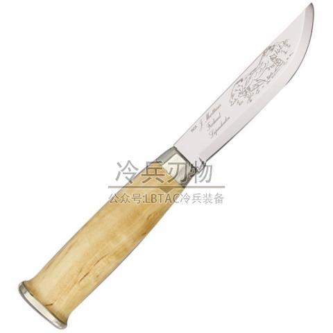 Marttiini 芬兰普兰图腾经典捕兽者 标准版 木质礼盒 Lapinleuku 230 Knife