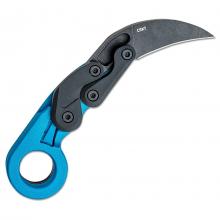 美国哥伦比亚河 机械运动蓝柄折爪（不锈钢）Provoke™Karambit Blue Grivory