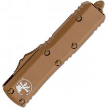 美国微技术 粽色铝柄UTX-85 T/E 棕褐色锯齿刃