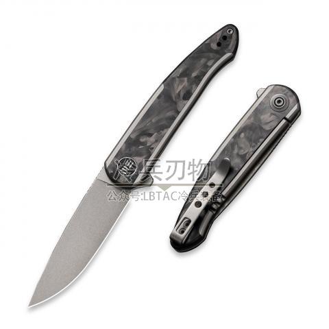 We Knife 20043 Smooth Sentinel 大理石纹碳纤钛合金柄（CPM-20CV 石洗）