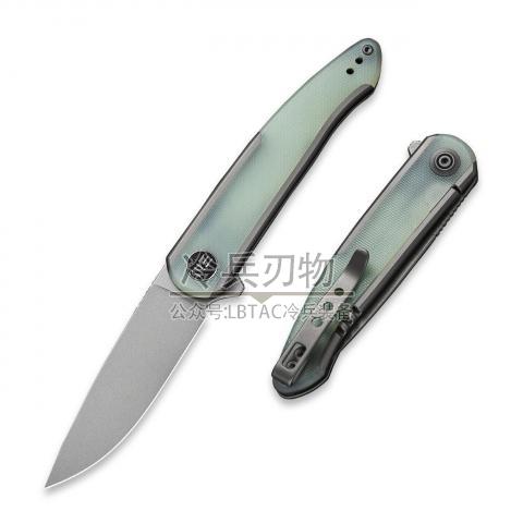 We Knife 20043 Smooth Sentinel 翡翠色 G10贴片钛合金柄（CPM-20CV 石洗）