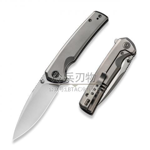 We Knife 21014C Subjugator 灰钛柄折（CPM-20CV）