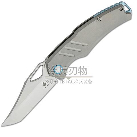 Kizer&Jonathan合作款 Ki3625 Torngat 灰蓝钛柄折（S35VN石洗）