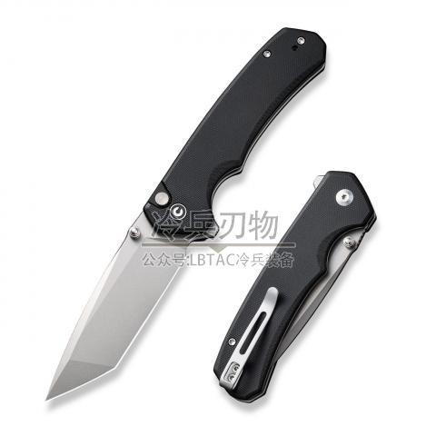 CIVIVI Knife C19059C Brazen 黑色G10柄口袋折（石洗14C28N）