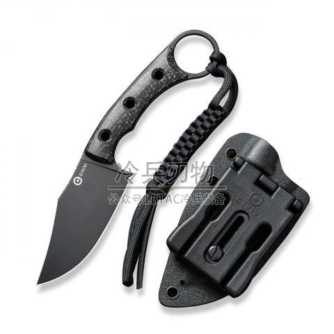 CIVIVI Knife C20059B Midwatch 黑色米卡塔柄直（N690）