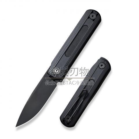 CIVIVI Knife C21044 Foldis 黑色G10柄无锁定折（Nitro-V 黑色石洗）