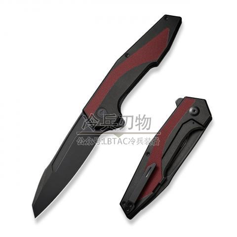 CIVIVI Knife C22011 Hypersonic 红色G10贴片折（14C28N黑刃）