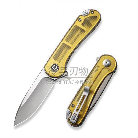 CIVIVI Knife C907A Elementum Blade Ultem透明柄（D2锻面）