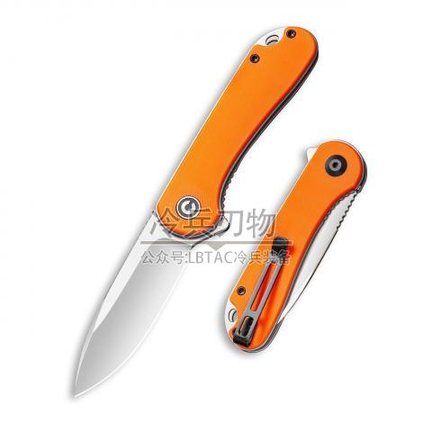 CIVIVI Knife C907 Elementum 橙G10柄折（D2钢）