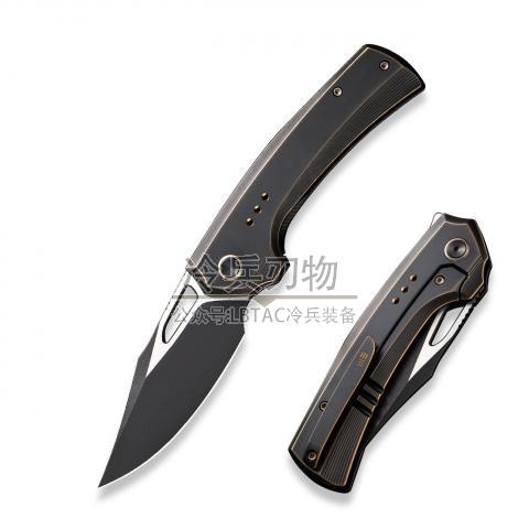 We Knife 22040D Nefaris 限量古铜/黑色钛柄折（CPM-20CV黑色）