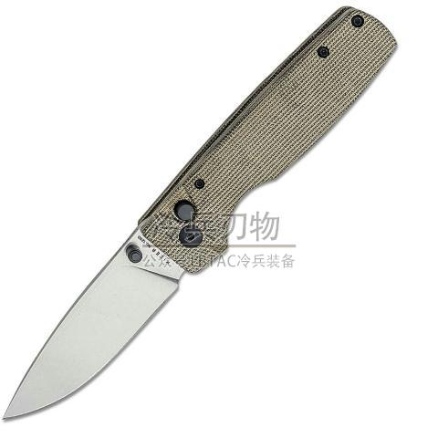 Kizer 凯泽 V4605 起源大号绿色米卡塔按钮锁快开折（154CM 锻面）Original XL