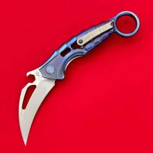 Rike 瑞克 异形2 烧钛柄 快开钩 战术鱼鳍快开限量折爪 Alien 2 karambit