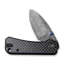 CIVIVI Knife C19068SB Baby Banter 碳纤维G10柄迷你折（Damascus）