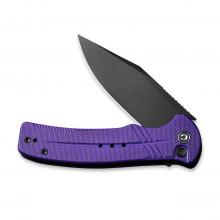 CIVIVI Knife C20038D Cogent 紫色G10柄折（14C28N石洗黑刃）