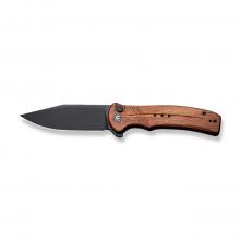 CIVIVI Knife C20038D Cogent 粽色木柄折（14C28N黑刃）