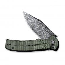 CIVIVI Knife C20038D Cogent 绿色米卡塔折（Damascus）