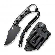 CIVIVI Knife C20059B Midwatch 黑色米卡塔柄直（N690）