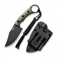 CIVIVI Knife C20059B Midwatch 粽色米卡塔柄直（N690黑刃）